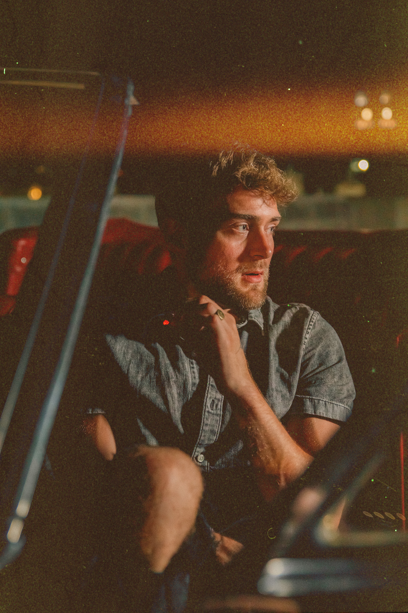 Portrait of Eli Seekins in a cinematic night setting